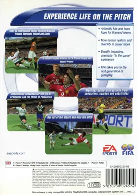 FIFA 2001 box cover back